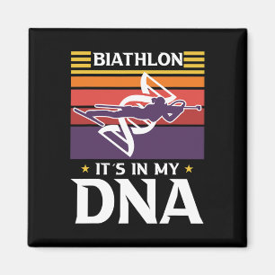 Aimant Le biathlon est dans mon ADN, motivation pour un b