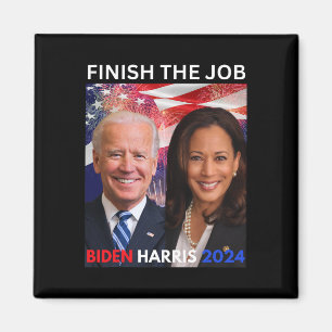 Aimant Le biden de l'emploi Harris 2024 Démocrates-Tee Po