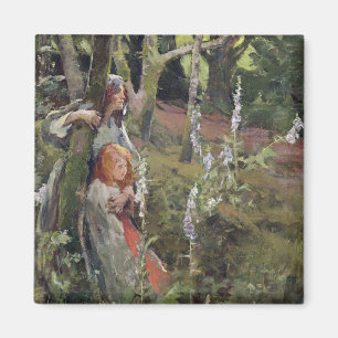 Aimant Le bois enchanté (huile sur la toile)