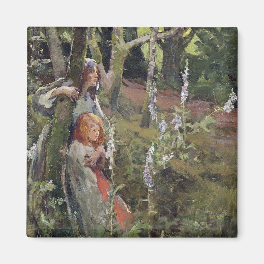 Aimant Le bois enchanté (huile sur toile) (Devant)