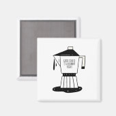 Aimant Le Bon Café Est Un Droit Humain (Recto/Verso)