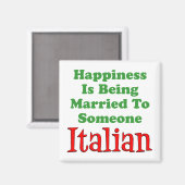 Aimant Le Bonheur Est Marié À Quelqu'Un D'Italien (Recto/Verso)