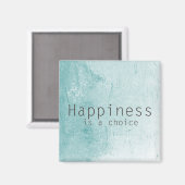 Aimant Le bonheur est un choix (Recto/Verso)