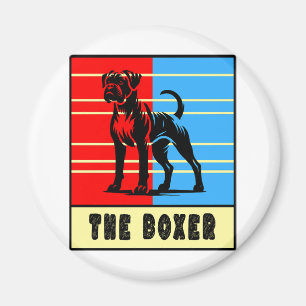 Aimant Le Boxer - Chien Fort