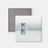 Aimant Le brouillard envahit la baie de San Francisco 2 (Recto/Verso)