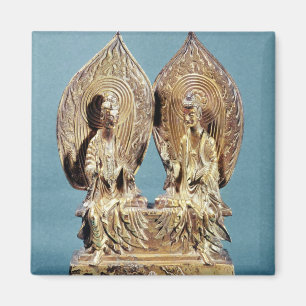 Aimant Le Buddhas Prabhutaratna et Sakyamuni