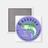 Aimant Le Buddy de pêche favori de Mimi (Recto/Verso)