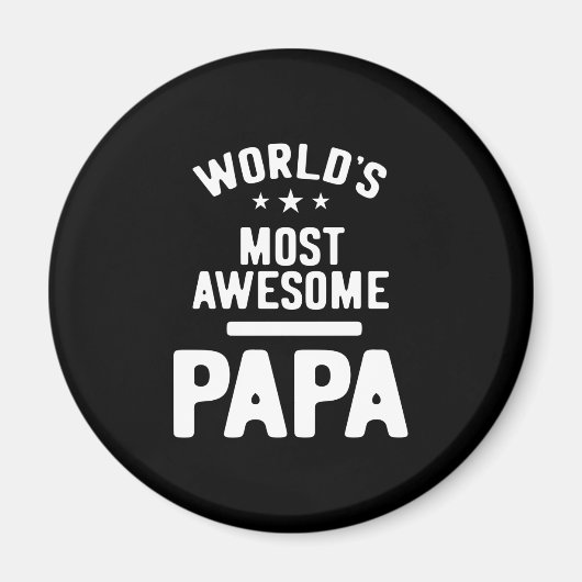 Aimant Le cadeau Papa Père le plus génial du monde (Devant)