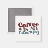 Aimant Le Café Est Ma Thérapie (Recto/Verso)
