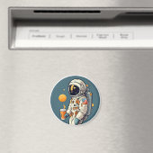 Aimant Le café est OUT DE CE MONDE voyage spatial d'astro (In Situ (Lave-vaisselle))