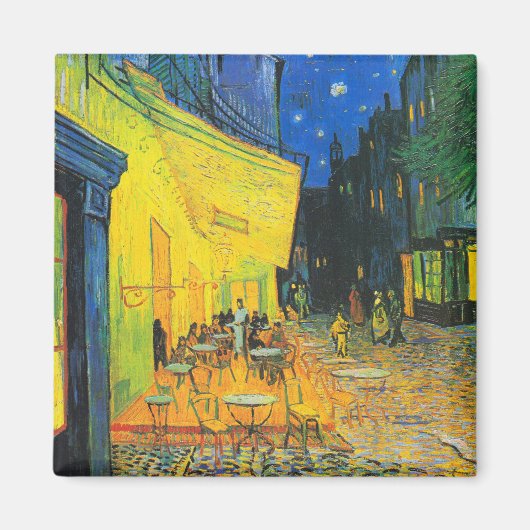 Aimant Le Café-Terrasse Vincent Van Gogh En Beaux-Arts De (Devant)
