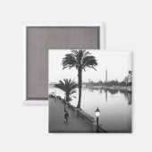 Aimant Le Caire Egypte, le long du Nil (Recto/Verso)