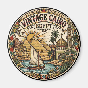 Aimant Le Caire vintage Égypte