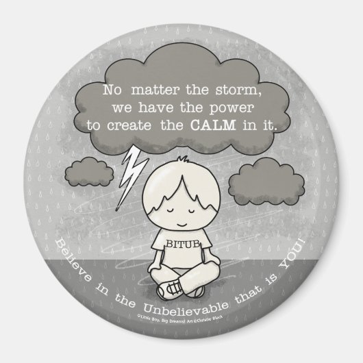 Aimant Le calme dans la tempête (Devant)