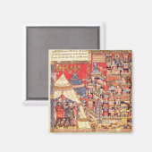 Aimant Le camp grec et la ville de Troie (Recto/Verso)