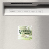 Aimant Le camping est "intense" dans les tentes DAD JOKE  (In Situ (Lave-vaisselle))