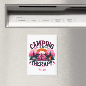 Aimant Le Camping Est Ma Thérapie (In Situ (Lave-vaisselle))