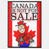 Aimant Le Canada N'Est PAS À Vendre! (Recto)
