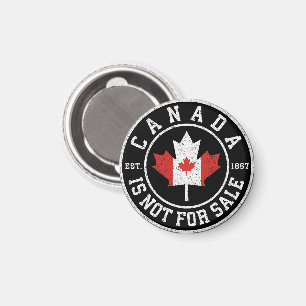 Aimant Le Canada n'est pas à vendre EST. 1867 Fier Canadi