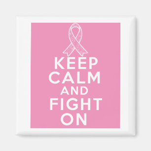 Aimant Le cancer du sein gardent le calme et continuent