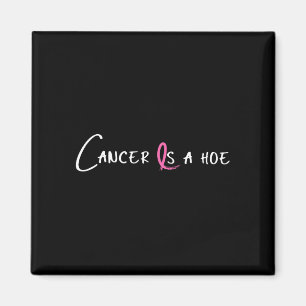 Aimant Le cancer est un ruban rose de sensibilisation au