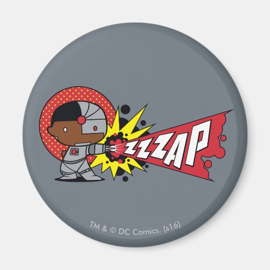 Aimant Le canon Cybernétique de Chibi Cyborg (Devant)