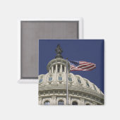 Aimant Le Capitole des États-Unis, Washington, DC (Recto/Verso)