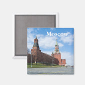 Aimant Le Carré rouge de Moscou (Recto/Verso)