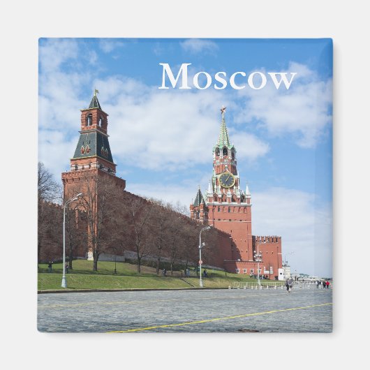 Aimant Le Carré rouge de Moscou (Devant)