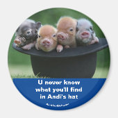 Aimant Le casquette d'Andi (Devant)