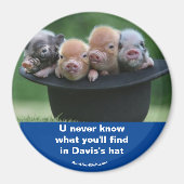 Aimant Le casquette de Davis (Devant)