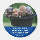 Aimant Le casquette de Morgan (Devant)