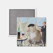Aimant Le Cat du Café (Recto/Verso)