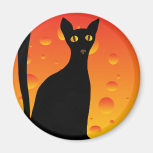 Aimant le cat&moon de la sorcière