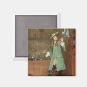 Aimant Le Cavalier en bois (Recto/Verso)