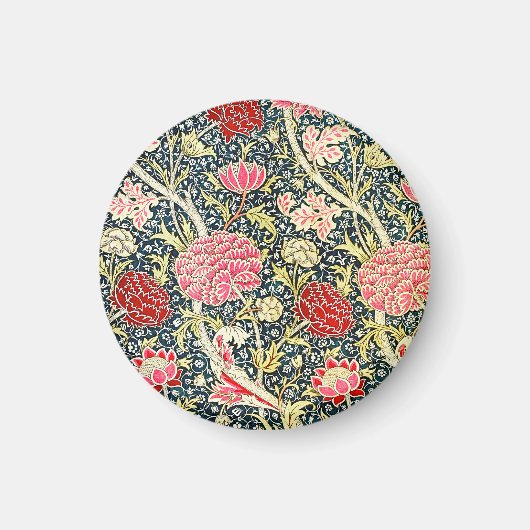 Aimant Le célèbre motif Cray de William Morris (Devant)