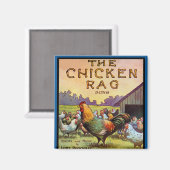 Aimant Le cerf de poulet (Recto/Verso)