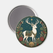 Aimant Le Cerf Souverain de l'Hiver (Recto/Verso)