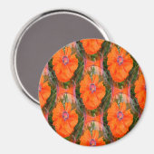 Aimant Le champ de pavot chinois... (Recto/Verso)