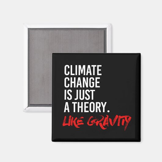 AIMANT LE CHANGEMENT CLIMATIQUE EST JUSTE UNE THÉORIE COM (Recto/Verso)