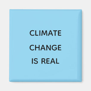 Aimant Le changement climatique est réel