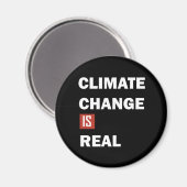 Aimant Le changement climatique est une réelle conscience (Recto/Verso)