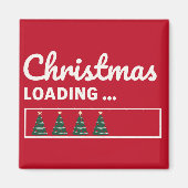 Aimant Le chargement de Noël... (Devant)