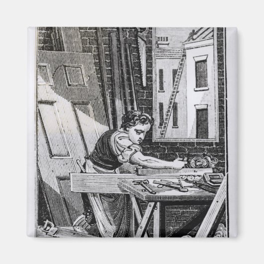 Aimant Le charpentier (Devant)