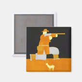 Aimant Le chasseur 1998 (Recto/Verso)