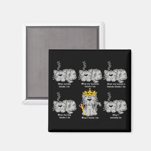 Aimant Le chat (Recto/Verso)