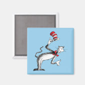 Aimant Le Chat au Chapeau s'incline (Recto/Verso)