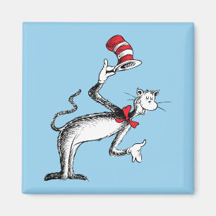 Aimant Le Chat au Chapeau s'incline