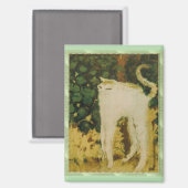 Aimant Le Chat Blanc, Bonnard, (Recto/Verso)