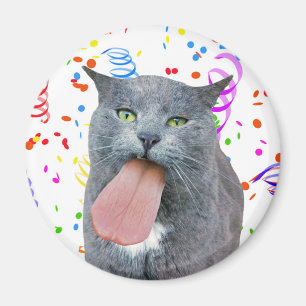 Aimant Le Chat De Fête A Ta Langue ?